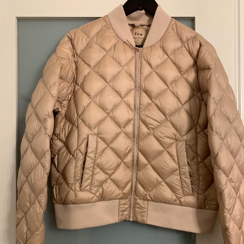 TNA League bomber XL light pink
